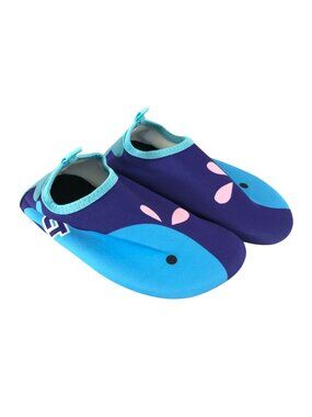 Cituo Toddler Boys Water Shoes Slip On Whale Blue Size 28/29 US 11/11.5